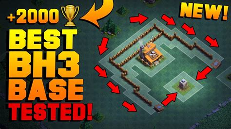 Best Builder Hall 3 Base W Proof New Coc Bh3 Anti 2 Star Builder Base Clash Of Clans