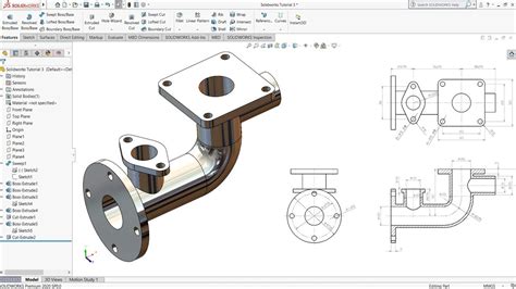 Solidworks Tutorial 3 3d Model Basic Beginners Youtube