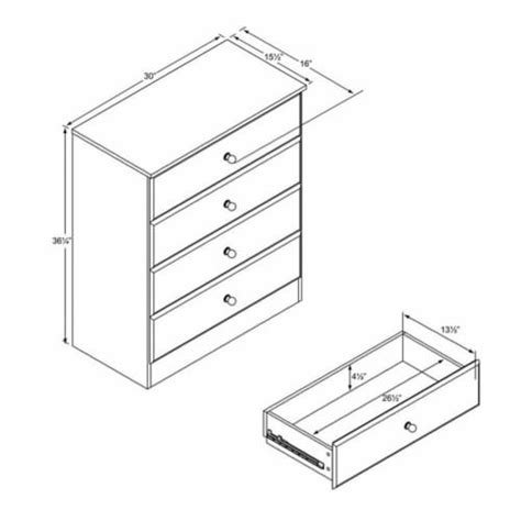 Astrid 4 Drawer Dresser Espresso 0 Kroger