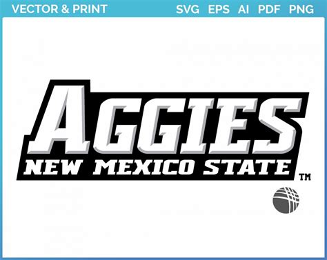 New Mexico State Aggies - Wordmark Logo (2006) - College Sports Vector ...