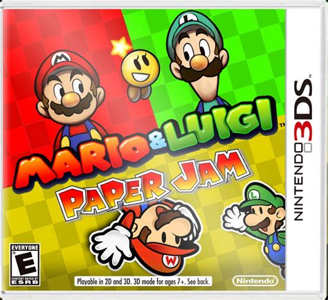 Mario Luigi Paper Jam 2015