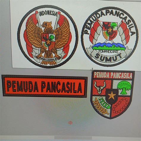 Jual Emblem Patch Logo Bordir Fullset Pemuda Pancasila Custom Shopee