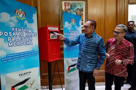 Iktiraf Negara Palestin Kabinet Tandatangan Poskad Khas Kepada Su