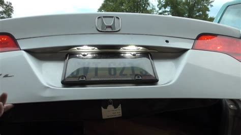 Honda Crv License Plate Light Replacment Honda Cr