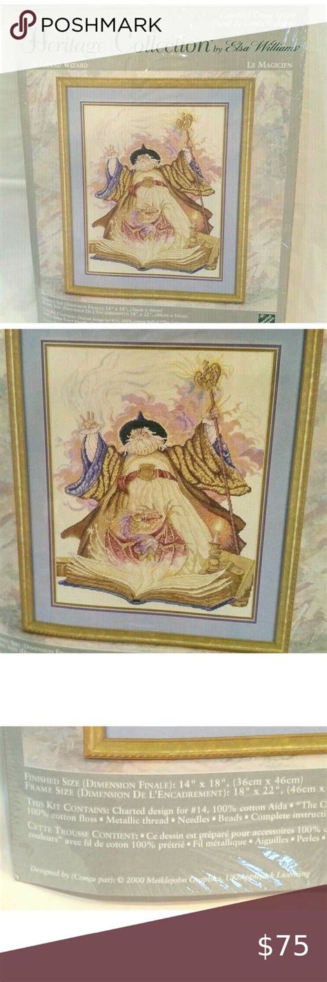 Elsa Williams Grand Wizard Heritage Coll Dragon Cross Stitch Kit