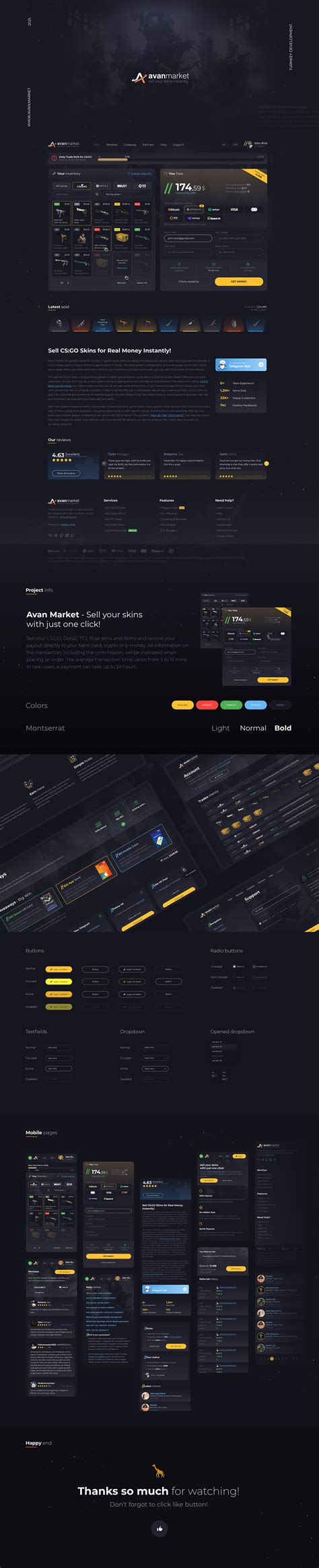 Avan Market v2.0 :: Behance