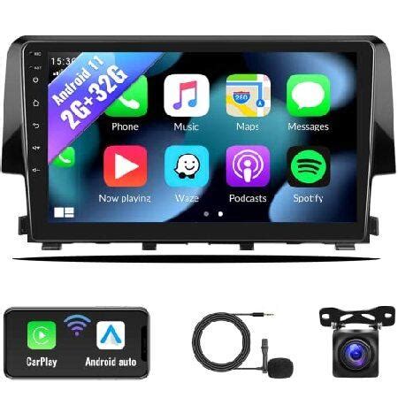 Radio Estereo De Coche Android 11 Para Honda Civic 2016 2017 2018 2019