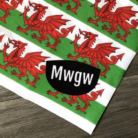 Welsh Flag Face Mask Red Dragon Wales Mouth Cover Tubular Etsy Australia