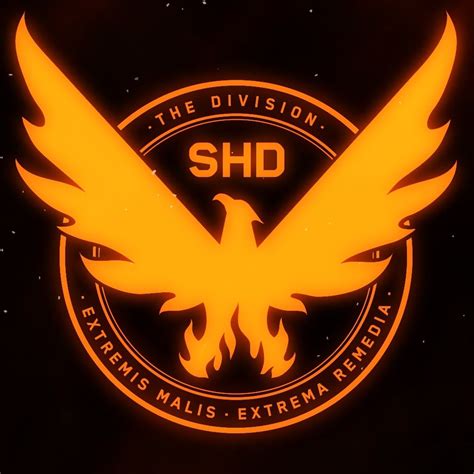 The Division 2 Shd Logo Wallpaper Design