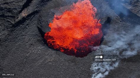 Iceland Volcano Still Spewing Lava One Month On