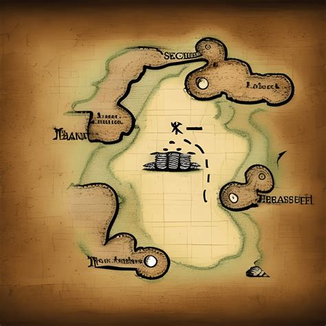 The Secret Treasure Map Graphic · Creative Fabrica