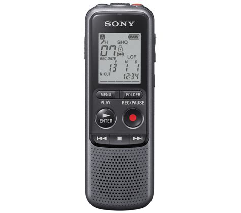 Buy SONY ICD PX240 Digital Voice Recorder Black Free Delivery Currys