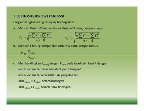 Uji Normalitas Dan Homogenitas Ri