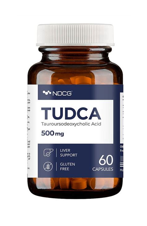 TUDCA NDCG Тудка 500 mg 60 капсул, 2 упаковки - купить с доставкой по ...