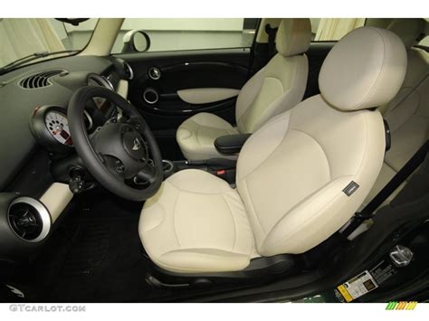 Polar Beige Gravity Leather Interior 2013 Mini Cooper S Hardtop Photo