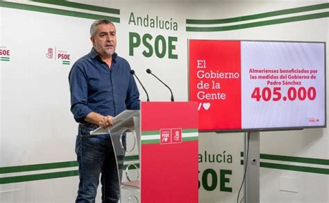 El Psoe Cifra En Los Almerienses Beneficiados Con Sus Medidas