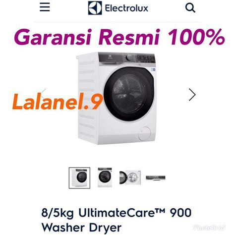 Jual Electrolux Eww8023Aewa Mesin Cuci Front Loading 8Kg Washer Dryer