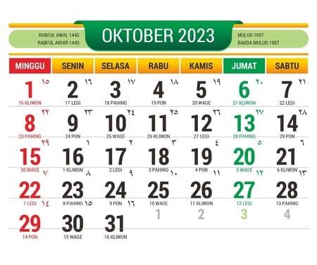 Cetak Kalender 2023 Beserta Jadwal Tanggal Merah Memperingati Hari