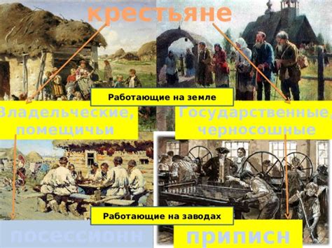 Интерактивный плакат "Крестьяне России в XVII-XVIII веках"