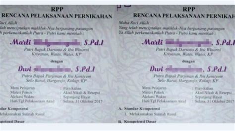 Detail Contoh Undangan Pernikahan Mempelai Pria Koleksi Nomer