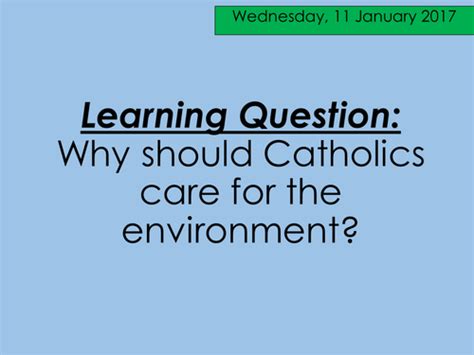 Caring for the Environment | Teaching Resources