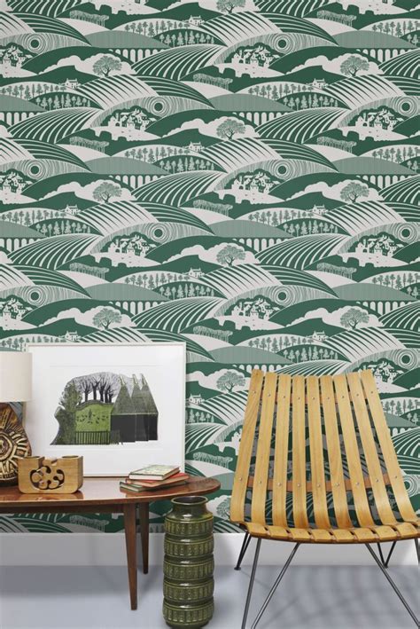 Moordale By Mini Moderns Douglas Fir Wallpaper Wallpaper Direct