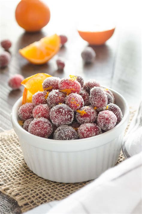 Orange Sugared Cranberries Flavor The Moments