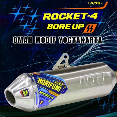 Jual Knalpot Norifumi Rocket Bore Up Dan Standar Klx Bf Dtracker