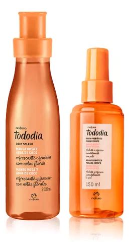 Tododia Natura Body Splash Mango Rosa Y Agua De Coco Kit Meses Sin