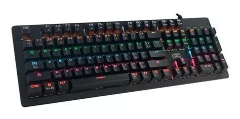 Teclado Gtc Mecanico Gamer Retroiluminado Kgg 008