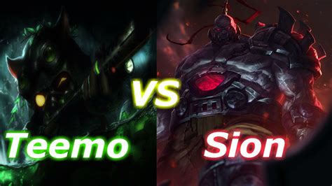 Teemo Vs Sion Youtube