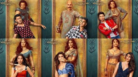 Housefull 4 Posters Akshay Kumar Kriti Sanon Bobby Deol Riteish