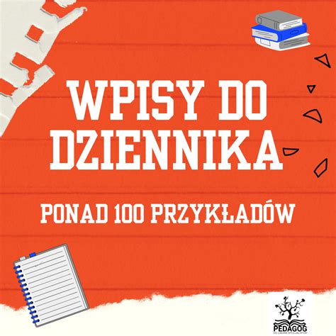 Wzory wpisów do dziennika Pedagog specjalny