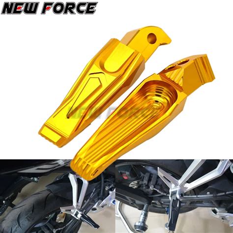 Pedales De Aluminio Cnc Para Motocicleta Estribos Traseros Para