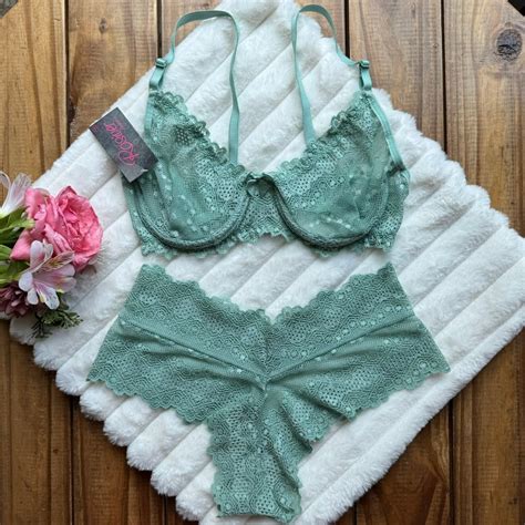 CONJUNTO ARO RENDA SEM BOJO SUTIA E CALCINHA CALESSON LINGERIE SEXY