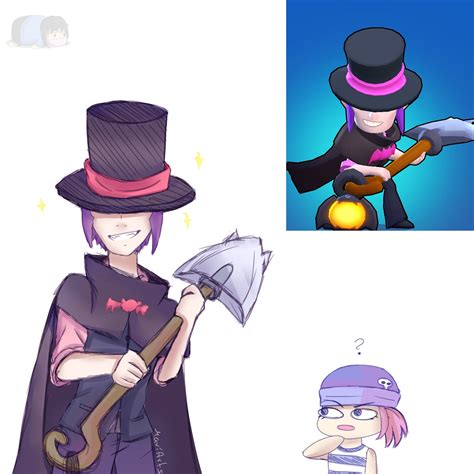 40 Top Pictures Brawl Stars Mortis Fanart Mortis With Hat Brawl Stars