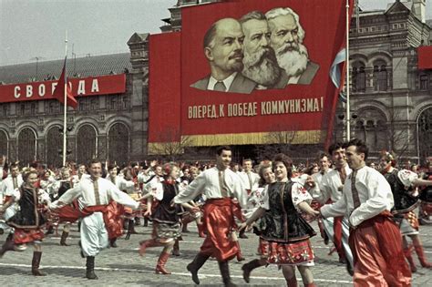 Ussr Pictures On Twitter Celebrating May Day In Moscow Photo