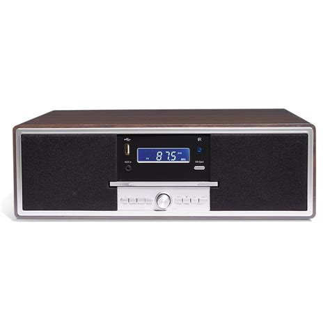 The Cd Playing Multiformat Tabletop Radio Hammacher Schlemmer