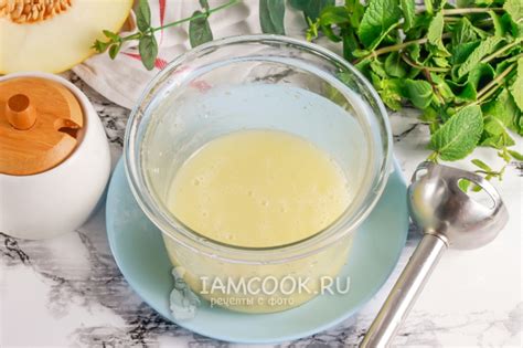 Мусс из дыни — рецепт с фото пошагово