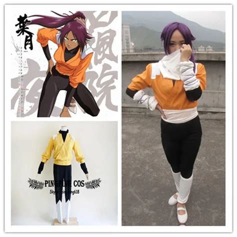 Bleach Cosplay 2st Yoruichi Cosplay Costumes Comic Con Suit Any Size Free Shipping 에서bleach