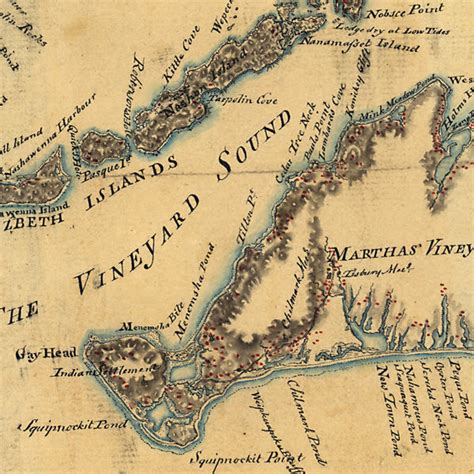 Massachusetts 1775 Blaskowitz Manuscript Map