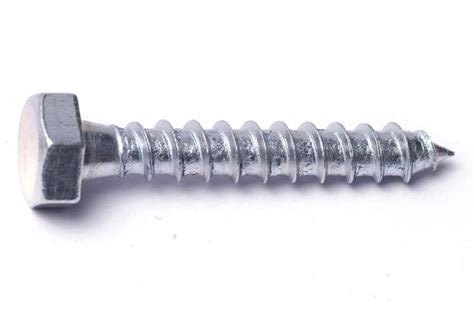 M10 10mm HEX HEXAGON HEAD WOOD SCREW COACH SCREWS BOLTS ZINC PLATED