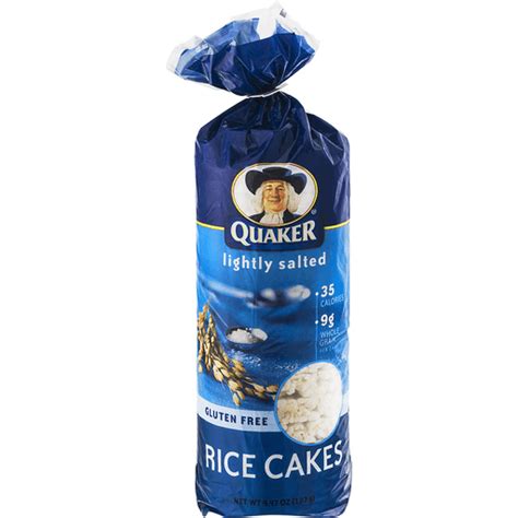 Quaker Rice Cakes Lightly Salted 447 Oz Rice And Rice Cakes Dagostino