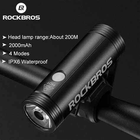 Jual Lampu Depan Sepeda Led Rockbros Rechargeable Waterproof Original