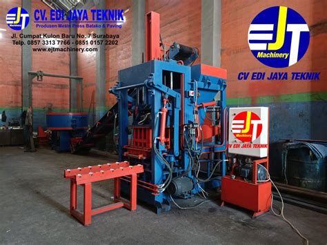 Mesin Press Batako Paving Semi Otomatis Type Ejt Se Edi Jaya