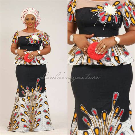 Peplum Ankara Skirt And Blouse Styles Dezango