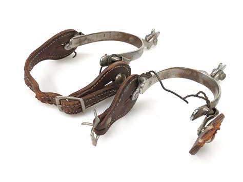 Lot Lot Of 3 Pairs Vintage Cowboy Spurs