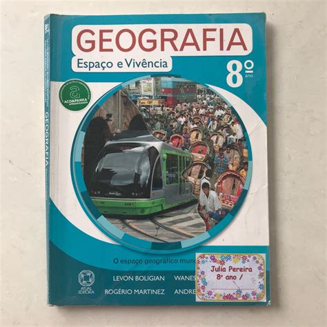 Livro Geografia Espaço E Vivência 8o Ano 3a Edição 2009 Mercadolivre