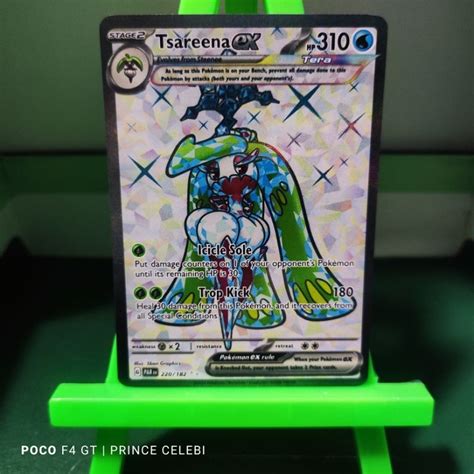 Pokemon Tcg Tsareena Ex Full Tera Art Shopee Philippines