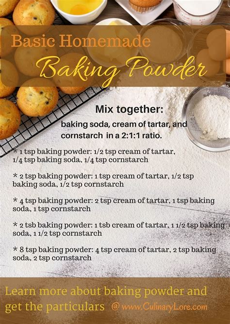 How To Make Baking Powder With Baking Soda